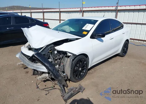 2016 Dodge Dart Sxt Sport Blacktop из США, поврежденный, VIN 1C3CDFFA6GD802094